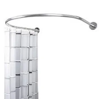 Silver Shower Rods